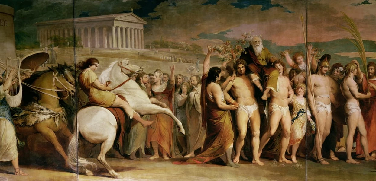 Incoronazione dei vincitori ad Olimpia - London
